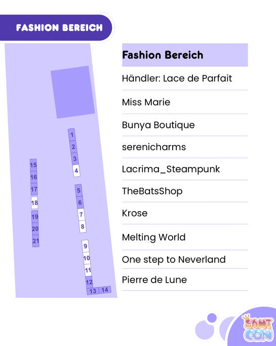Künstler*innen Fashion Area
